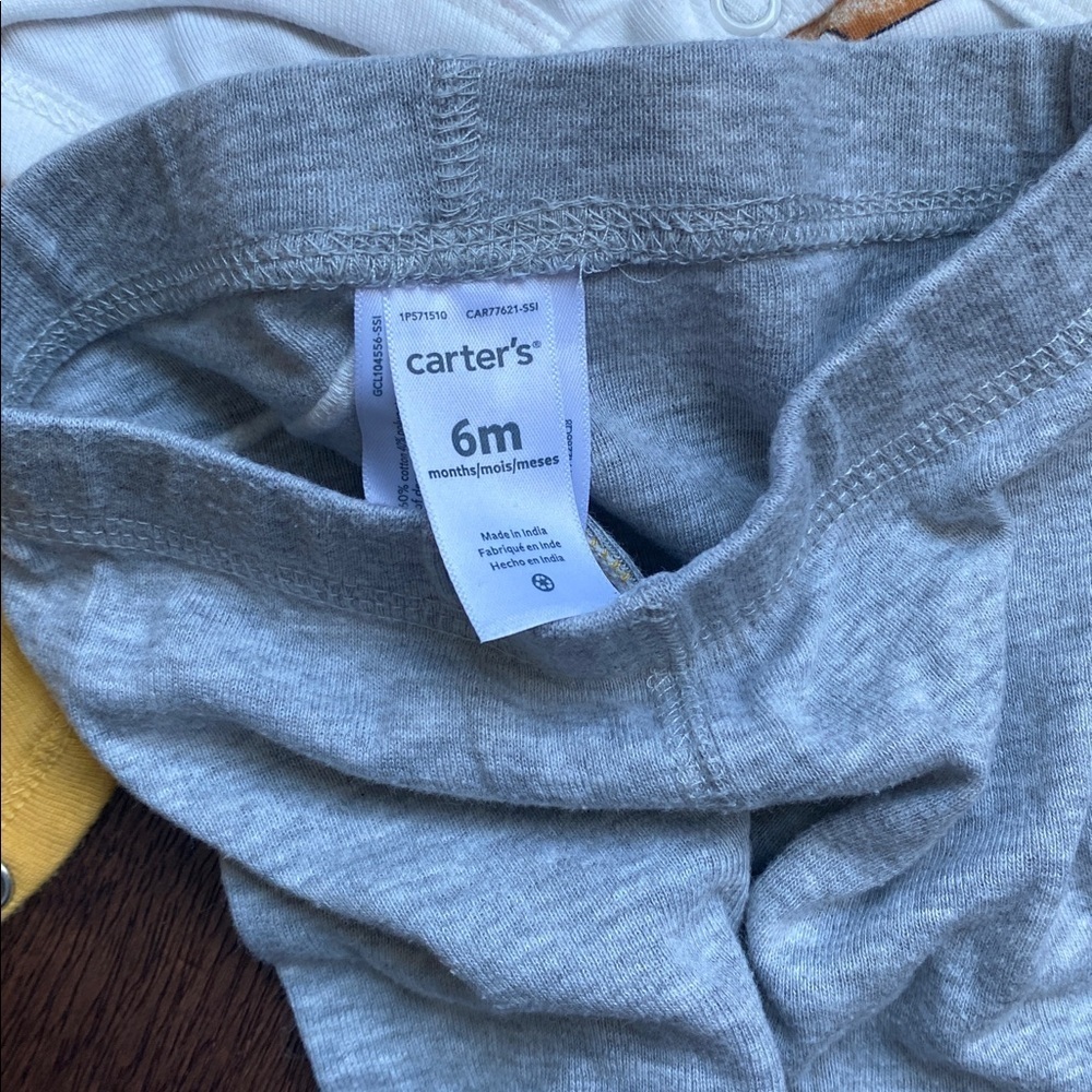 Carter's Yellow and Gray Kids Matching Set - Picture 7 of 9